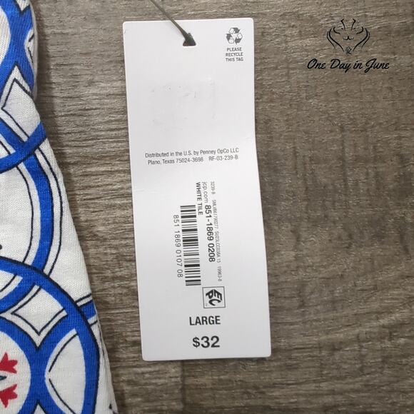 Liz Claiborne Sleeveless Top Size L - Picture 2 of 5